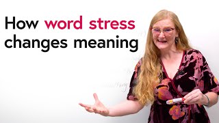 Word Stress 1 Sentence 7 Different Meanings [upl. by Nilyahs]