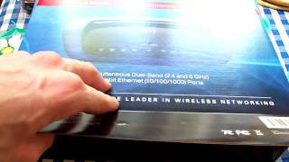 Cisco Linksys E3000 Dual Band N Router Unboxing [upl. by Allyson]