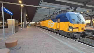 NS Vectron 193 733 met NJ 403 vertrekt uit station Rotterdam Centraal [upl. by Annoik655]