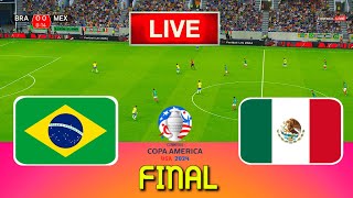 BRAZIL vs MEXICO  Final Copa America 2024  Full Match All Goals  Live Football Match [upl. by Naux]