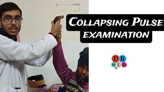 Collapsing pulse  Water Hammer Pulse  Corrigans pulse examination bangla [upl. by Aserret314]