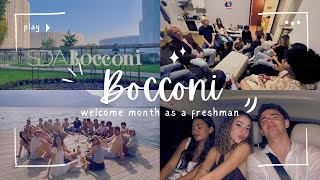 Bocconi University Welcome Week actually month Freshmen life in Milan Italy [upl. by Nannarb]