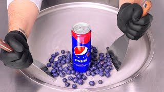 PEPSI Berry  Ice Cream Rolls  ASMR [upl. by Monteith432]