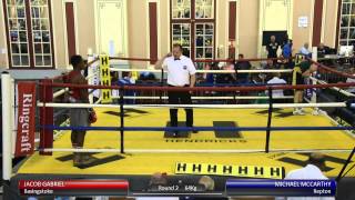 Haringey Box Cup SF  Jacob Gabriel v Michael McCarthy [upl. by Eelnodnarb]