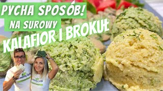 👌 PYSZNY PRZEPIS NA SUROWY KALAFIOR I BROKUŁPuree z kalafiora Puree z brokuła 100 raw vegan [upl. by Reywas]