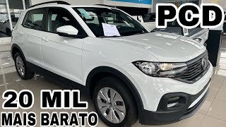 NOVA VW TCROSS VERSÃƒO DE ENTRADA SENSE 200 TSI 2024 l O SUV MAIS BARATO PARA PCD [upl. by Eniamert520]