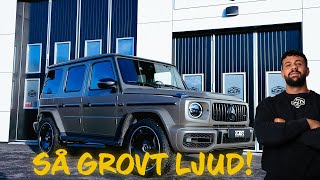 G63 OPF DELETE  CATBACK AVGASRÖR LÅTER BRUTALT BRA [upl. by Lenard]