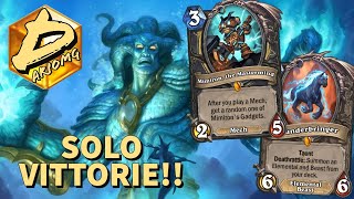 OGGI SOLO VITTORIE DEATHRATTLE MECH ROGUE HEARTHSTONE ITA [upl. by Balf]