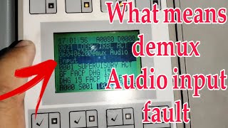 What Means Demux Audio input Fault  How to fix demux audio input problem Fire Alarm system est3 [upl. by Grimona]