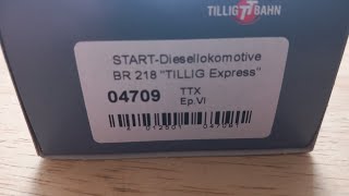 Tillig TT 04709 start loco [upl. by Prendergast]