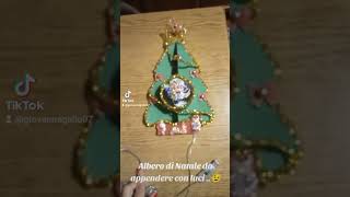 Albero di Natale da appendere con luci [upl. by Atwood]