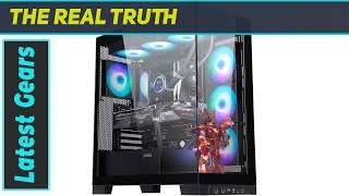 SAMA NEVIEW 4503 The Ultimate Gaming Tower Case with ARGB Fans amp Tempered Glass [upl. by Nesiaj]