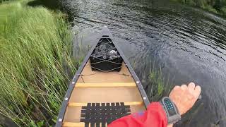 Canoeing on the upper Tummel at Dunalastair [upl. by Leuqcar265]