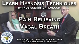 Learn Hypnosis Techniques  The Relaxing Vagal Breath By Ron Eslinger [upl. by Fagin]