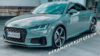 Keramikversiegelung 1  Audi TT S line Quantumgrau  4K [upl. by Amalberga718]