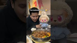 BEGINILAH EKSPRESI LABUBU SAAT KELAPARAN amp KEKENYANGAN🤤😵‍💫❤️ labubu popmart popmartglobal [upl. by Sibel225]