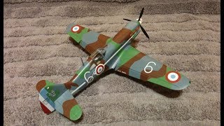 Dewoitine D520 Build by Tamiya Pt3 148 [upl. by Ahsurej]