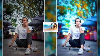 Photoshop 70 Photo Editing  Add DSLR Blur and Colour in Photoshop 70 [upl. by Konstantine]