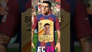 JOAO CANCELO FIFA evolution 1424 shorts eafc24 fc24 fifa cancelo barcelona mancity [upl. by Nahtnoj]