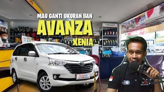 Merubah ukuran ban mobil avanza amp xenia  Ban apa saja yang masuk ke mobil avanza atau xenia [upl. by Lexie]