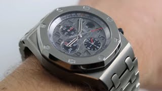 Audemars Piguet Royal Oak Offshore Chronograph Ref 26170TIOO1000TI01 Watch Review [upl. by Aihsram]