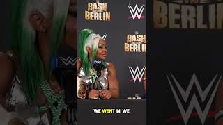 BIANCA BELAIR amp JADE CARGILL ON WINNING THE WOMENS TAG TEAM TITLES AGAIN [upl. by Kleeman]