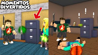 MURDER MISTERY 2 pero SOY un LOCKER de MM2 MOMENTOS DIVERTIDOS Roblox [upl. by Colwell700]