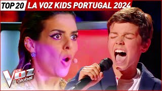 Las mejores Audiciones a Ciegas de La Voz Kids Portugal 2024 🇵🇹 [upl. by Arikahc]