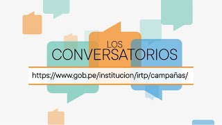 Los conversatorios del Instituto Nacional de Radio y Televisión del Perú  IRTP [upl. by Janicki255]