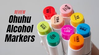 Ohuhu alcohol art markers review  Amazing value [upl. by Hardin]