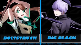 Nanase vs Byakuya Boltstruck vs Big Black UNDER NIGHT IN BIRTH 2 SYSCELES UNI2 [upl. by Eiramanad]