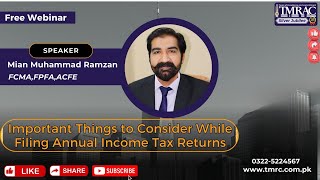 Important Things to Consider While Filing Annual Income Tax Returns [upl. by Tresa]