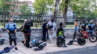 Onewheel Philly 2nd year Anniversary group ride [upl. by Sturdivant]