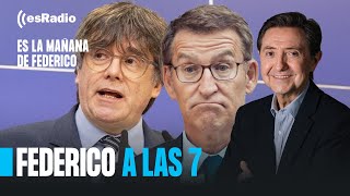 Federico a las 7 Feijóo matiza lo dicho sobre Puigdemont [upl. by Constance854]