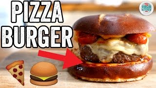 PIZZA BURGER RECIPE [upl. by Netsirhc]