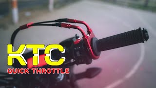 KTC Original Quick Throttle Installation on My Gixxi  Naimur Creation  Gixxer Monotone  2023 [upl. by Brest813]