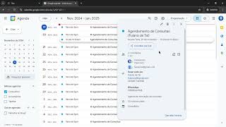 Agendamento online com Google Calendar Agenda [upl. by Idnac]