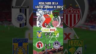 RESULTADOS  Viernes Jornada 10 LIGA MX 2024 [upl. by Aret]