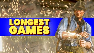 Top 5 Longest Games to Beat 50 Hrs [upl. by Aivataj]