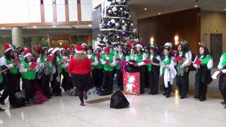 Gompers Jr High Carolers visit Silver Cross Hospital [upl. by Takken]