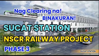 SUCAT STATION l Phase 3 l NorthSouth Commuter Railway Project [upl. by Standing]