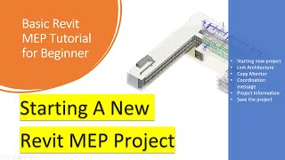 Revit MEP Tutorial 10 Starting New Revit MEP Project [upl. by Gardal]