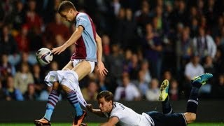 Vertonghen pulls down Aston Villa players shorts [upl. by Card]