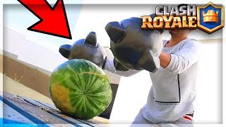 Clash Royale LE MEGA CHEVALIER DANS LA VRAIE VIE [upl. by Ehrenberg]