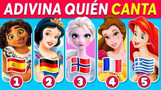 Adivina Quién Canta 🎤🎶🌎 Princesas de Disney cantando en su Idioma Nativo 🎙️ [upl. by Odessa918]