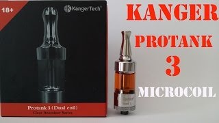 Kanger Protank 3  Micro Coil Rebuild [upl. by Zeret490]