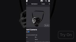 New Free Item  How To Get Cursed Camera ROBLOX  2024  DeanOfficial YT [upl. by Eylrahc]