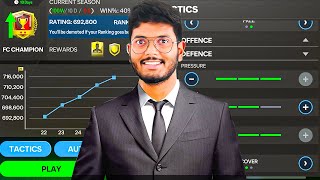 MY FC MOBILE MANAGER MODE TACTICS [upl. by Hsizan529]