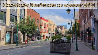 Sherbrooke Downtown in Sherbrooke Quebec Canada on Summer 2023 canada quebec sherbrooke [upl. by Culberson]