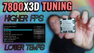 Easy 7800X3D Tuning and PBO2 Undervolting Guide [upl. by Twelve511]